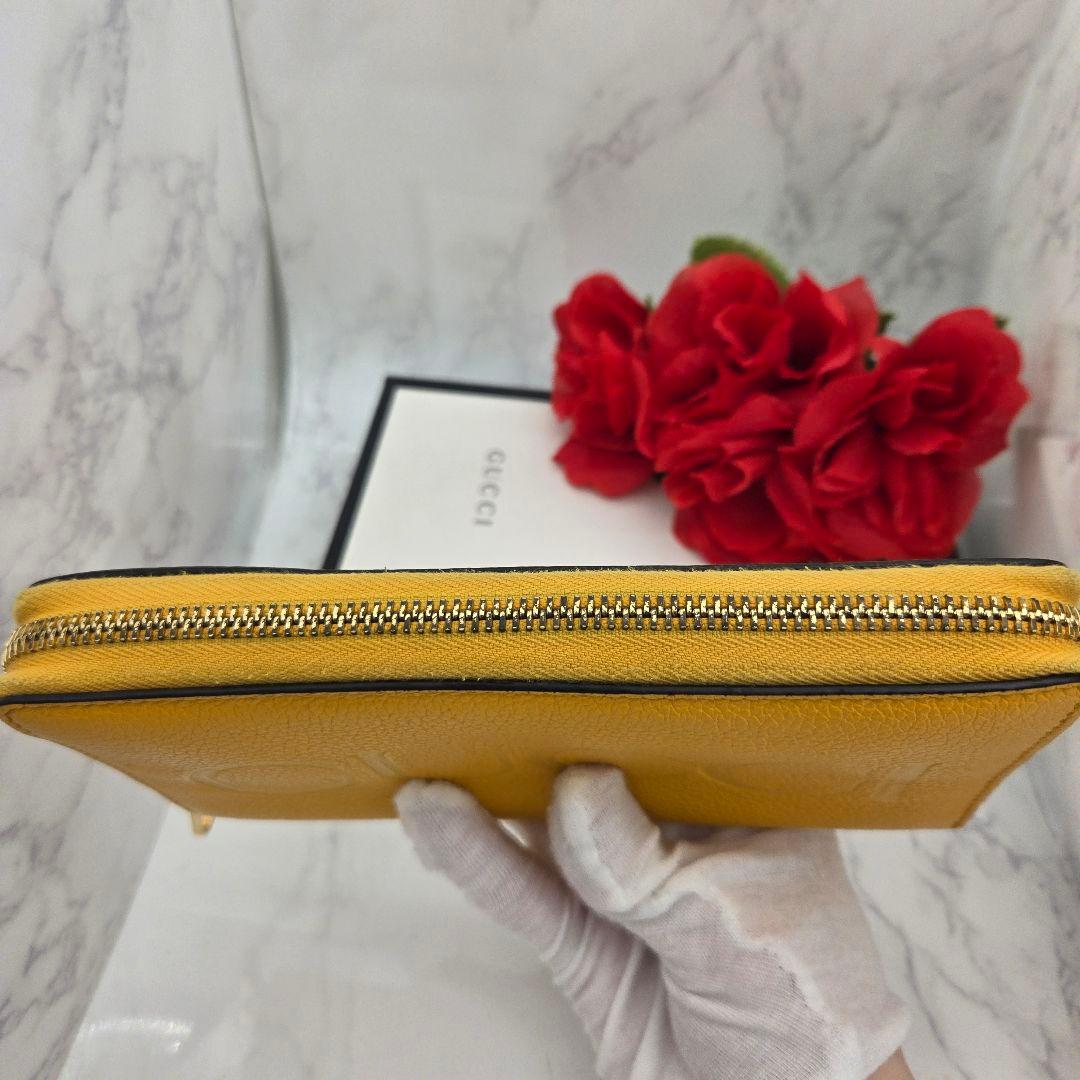 Gucci Wallet Yellow Leather — view 9