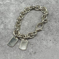 Gucci Double Dog Tag Bracelet 19 Vintage