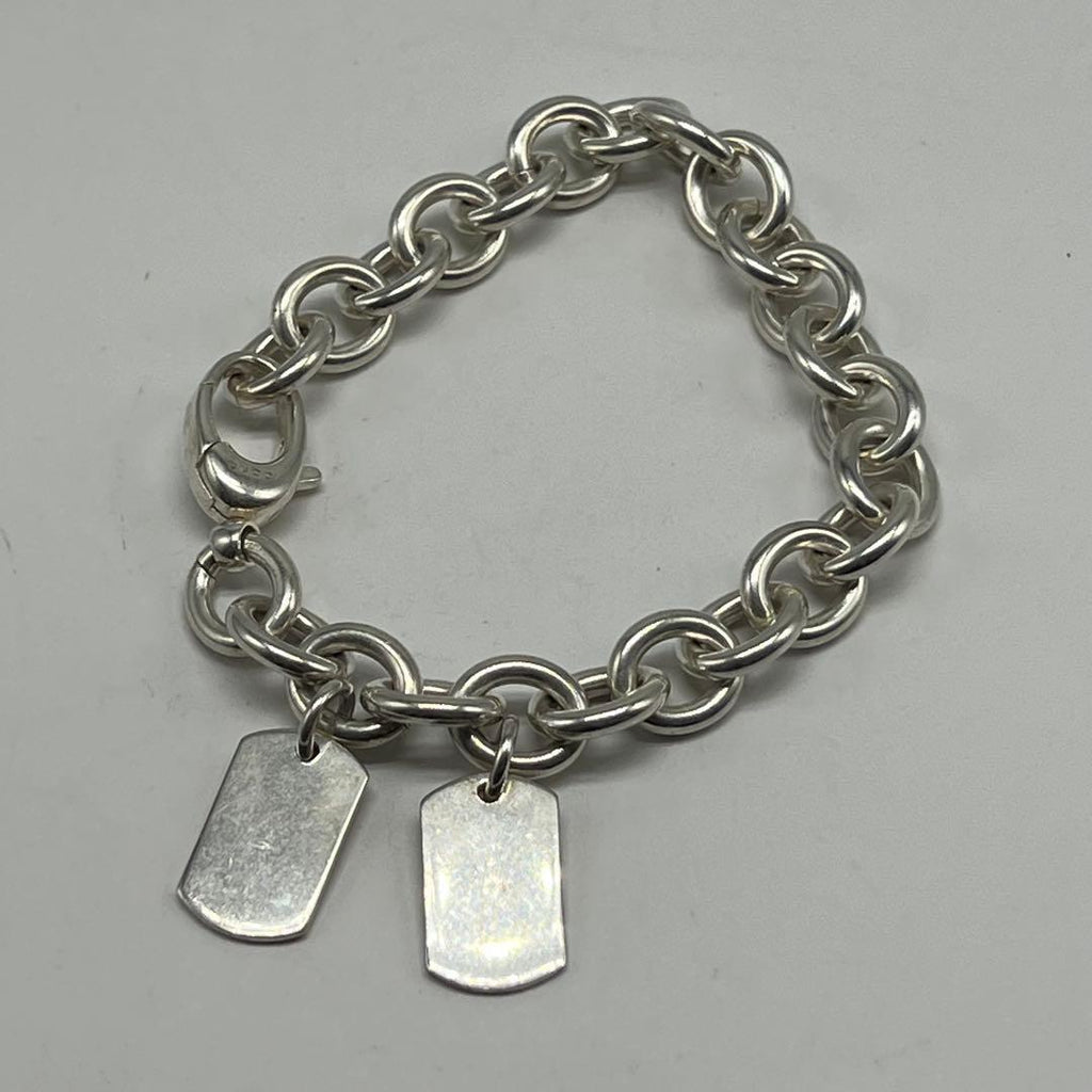 Gucci Double Dog Tag Bracelet 19 Vintage — view 3