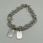 Gucci Double Dog Tag Bracelet 19 Vintage — view 3