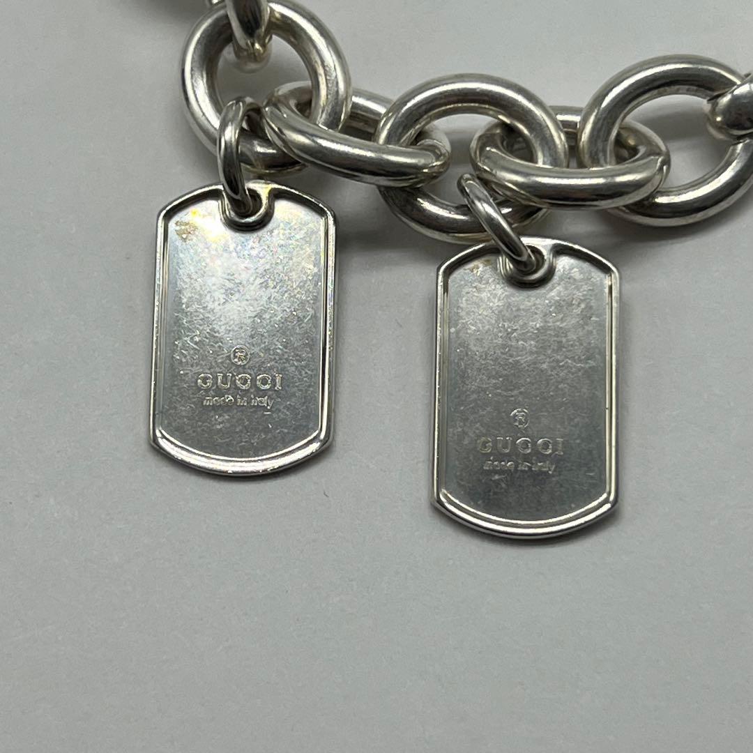 Gucci Double Dog Tag Bracelet 19 Vintage — view 5