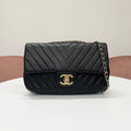 Chanel Chez Blanc CC Logo Stitch Turnlock Shoulder Bag