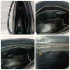 Chanel Quilted Reissue Tote Handbag Caviar Leather Black — view 7