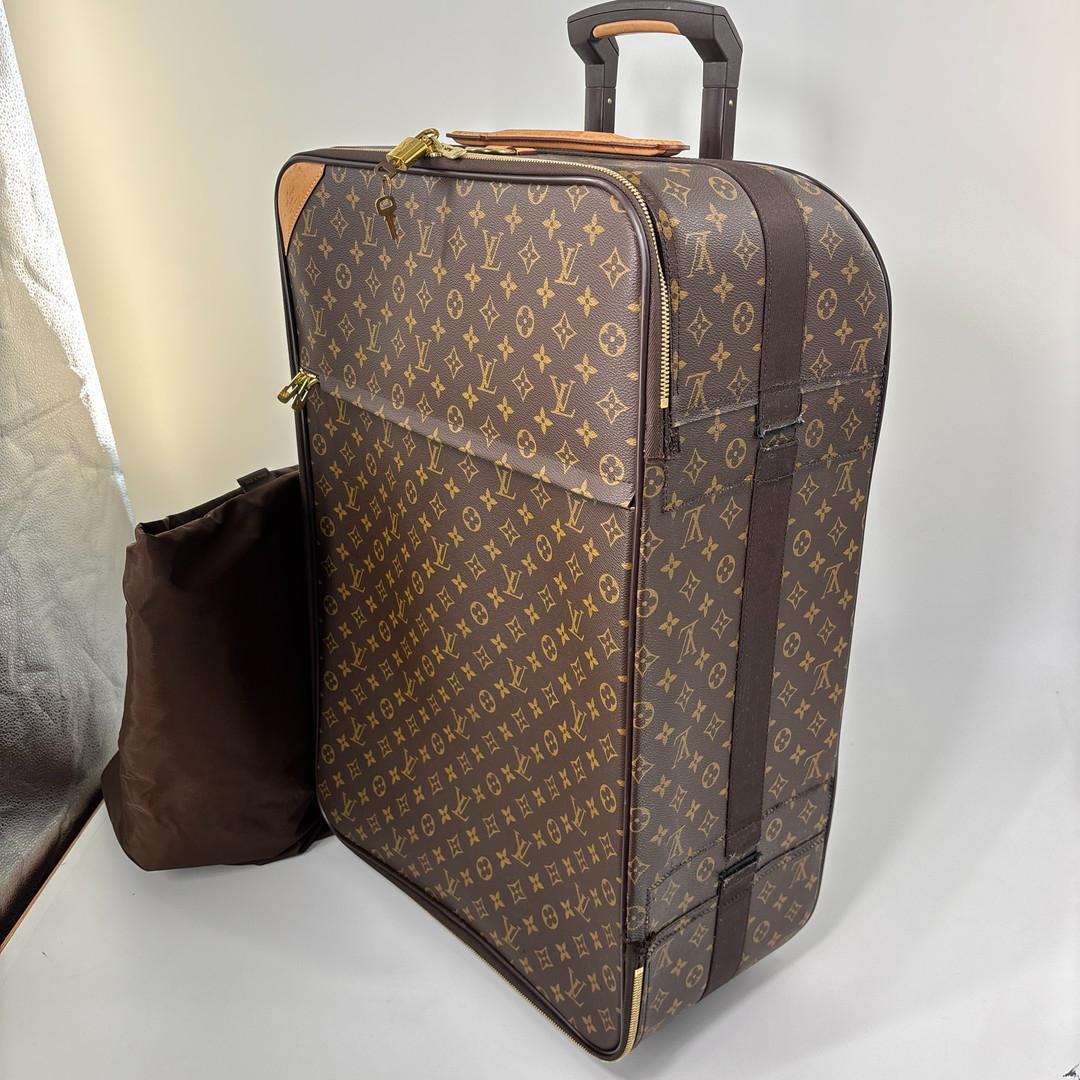 Louis Vuitton Super Monogram Pegase 65 Leather 2-Way Suitcase Travel — view 2