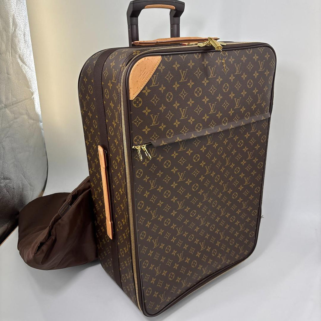 Louis Vuitton Super Monogram Pegase 65 Leather 2-Way Suitcase Travel — view 3