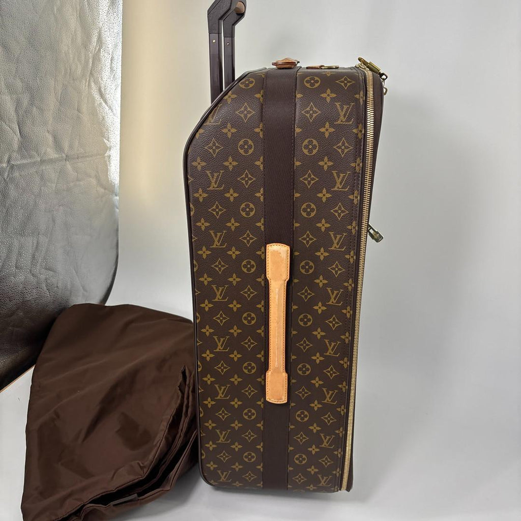 Louis Vuitton Super Monogram Pegase 65 Leather 2-Way Suitcase Travel — view 4