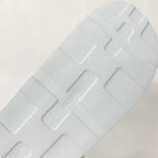 Hermes Enid Leather Velcro Strap Sandals White — view 8