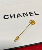 Chanel Grade CC Logo Rhinestone Pin Brooch — view 3