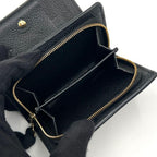 Louis Vuitton Empreinte Portefeuille Clair Bifold Wallet Black — view 5