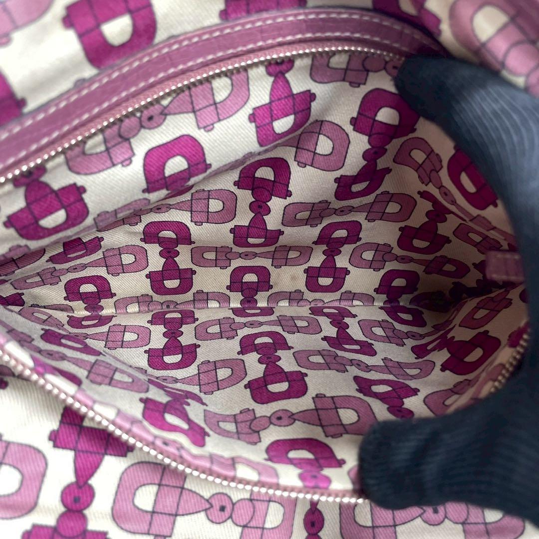 Gucci GG Tote Sherry Line Pink Leather Charm — view 5