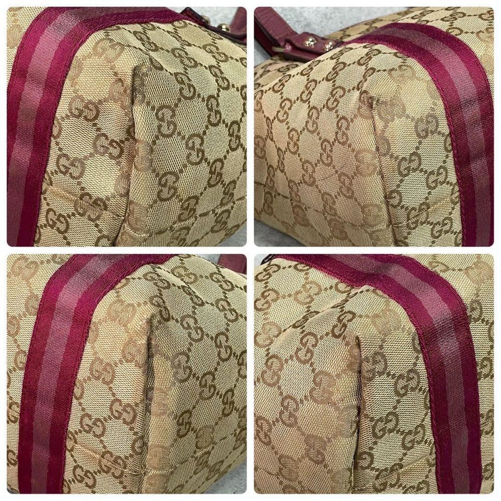 Gucci GG Tote Sherry Line Pink Leather Charm — view 8