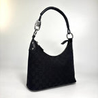 Gucci Shoulder Bag Black GG Canvas — view 3