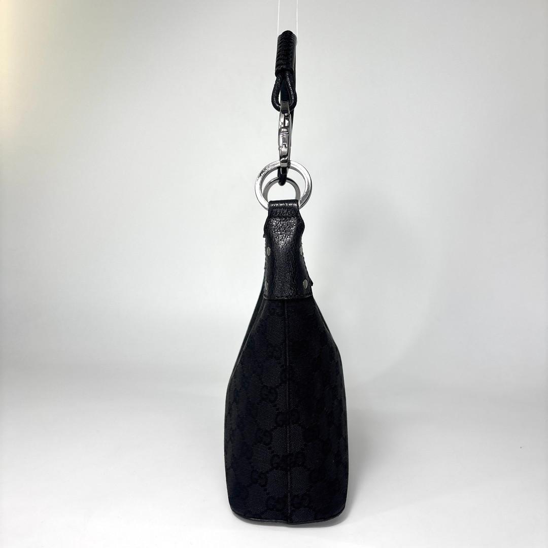 Gucci Shoulder Bag Black GG Canvas — view 4