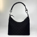 Gucci Shoulder Bag Black GG Canvas — view 5