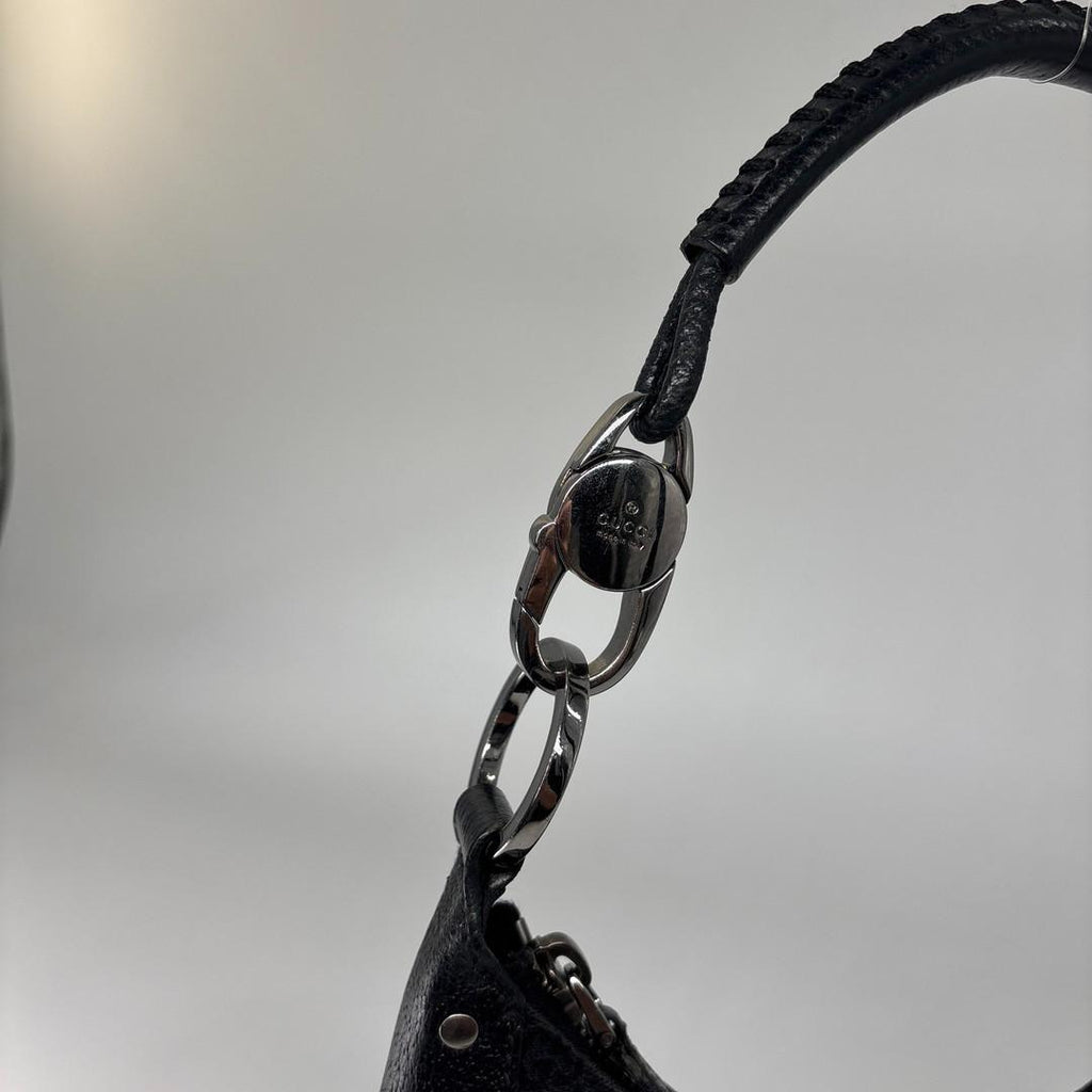 Gucci Shoulder Bag Black GG Canvas — view 7