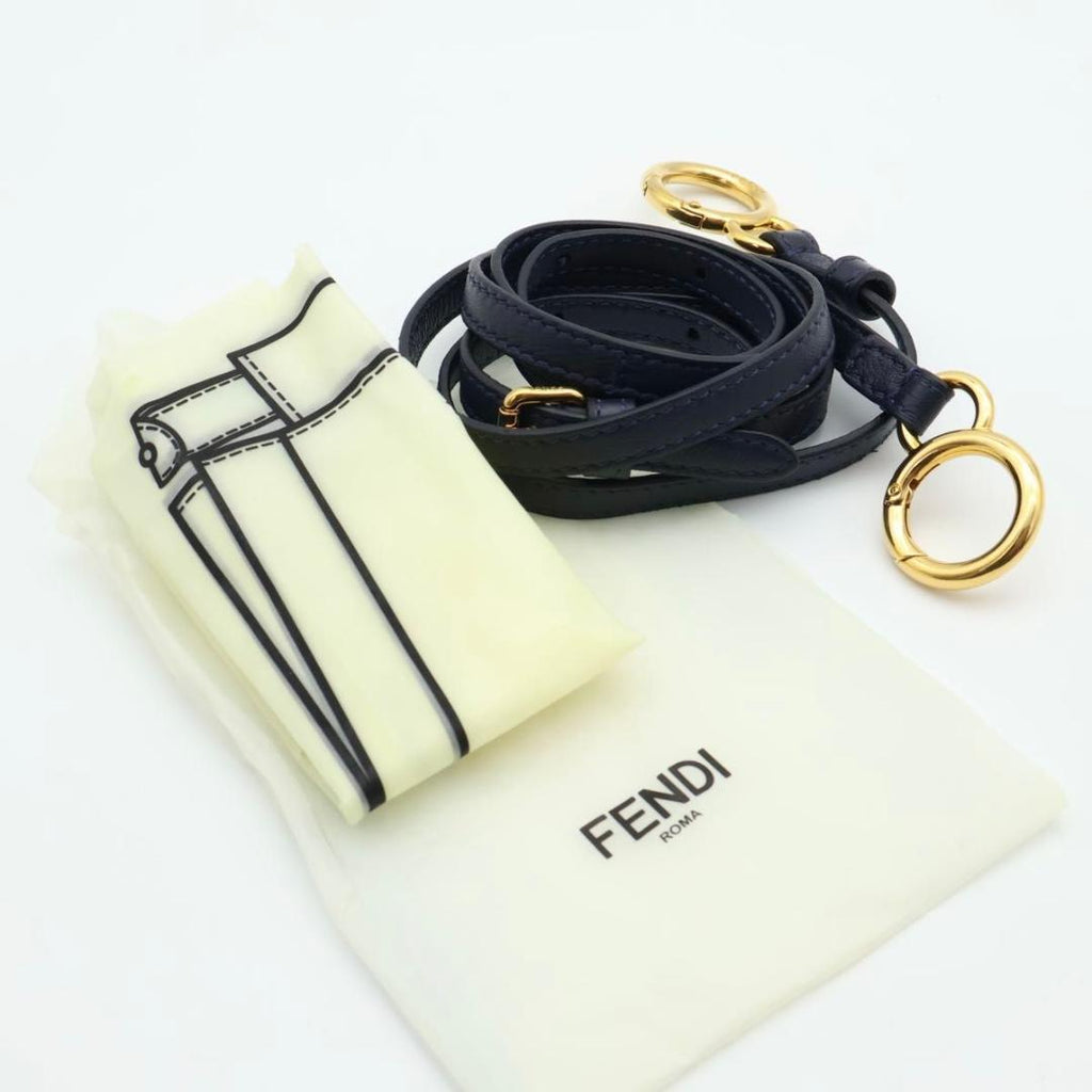 Fendi Mini Peekaboo Handbag Dark Blue — view 6