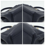 Fendi Mini Peekaboo Handbag Dark Blue — view 7
