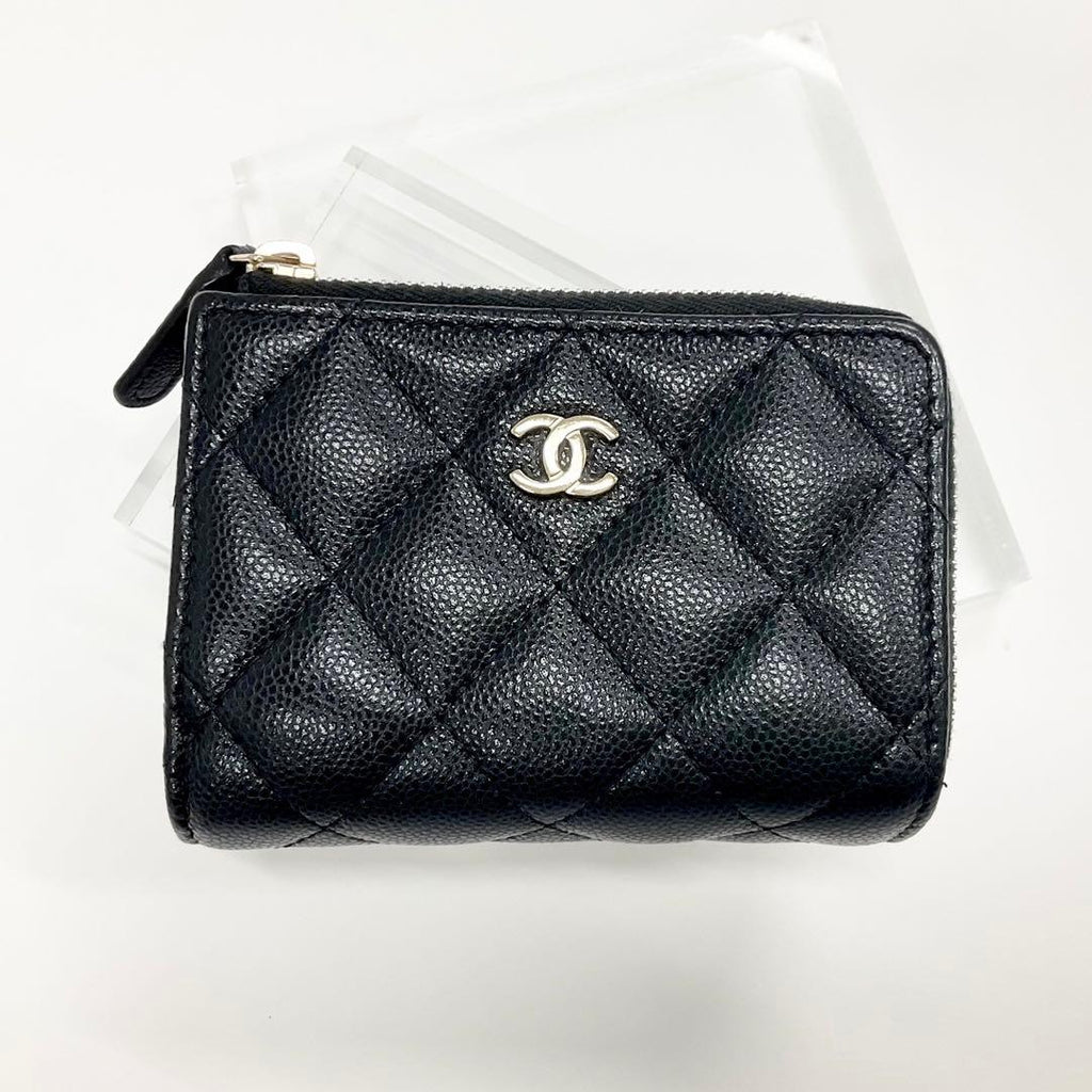 Chanel Quilted CC Logo Compact Wallet Trifold — view 2