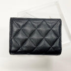 Chanel Quilted CC Logo Compact Wallet Trifold — view 3