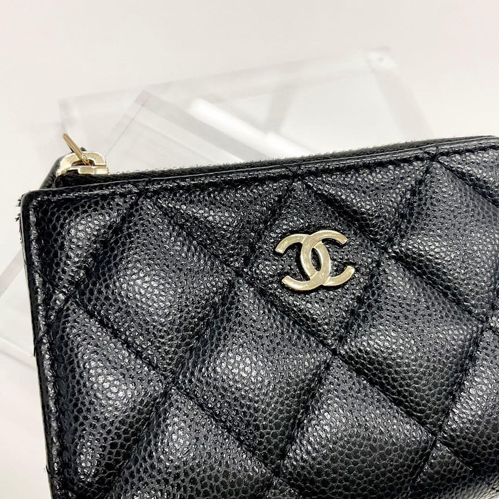 Chanel Quilted CC Logo Compact Wallet Trifold — view 4
