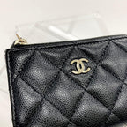 Chanel Quilted CC Logo Compact Wallet Trifold — view 4