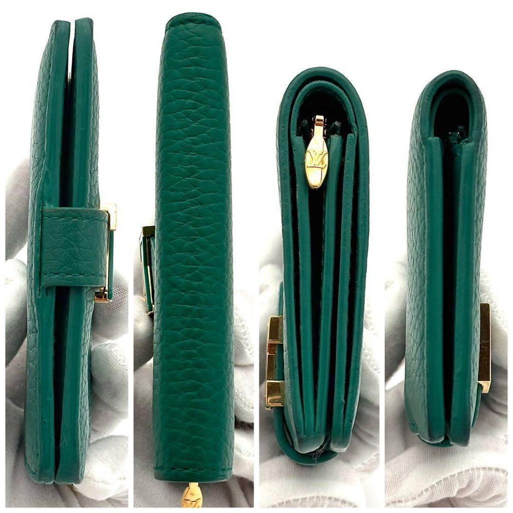 Louis Vuitton Wallet LV Vertical CP Green — view 7