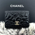 Chanel Wallet Camellia Stitch Trifold