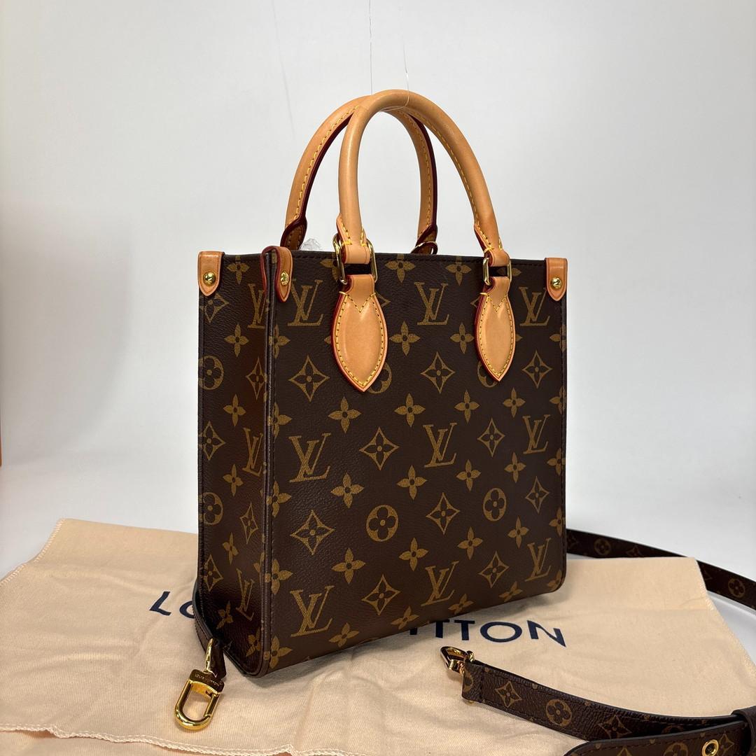 Louis Vuitton Monogram Sac Plat BB Handbag — view 3