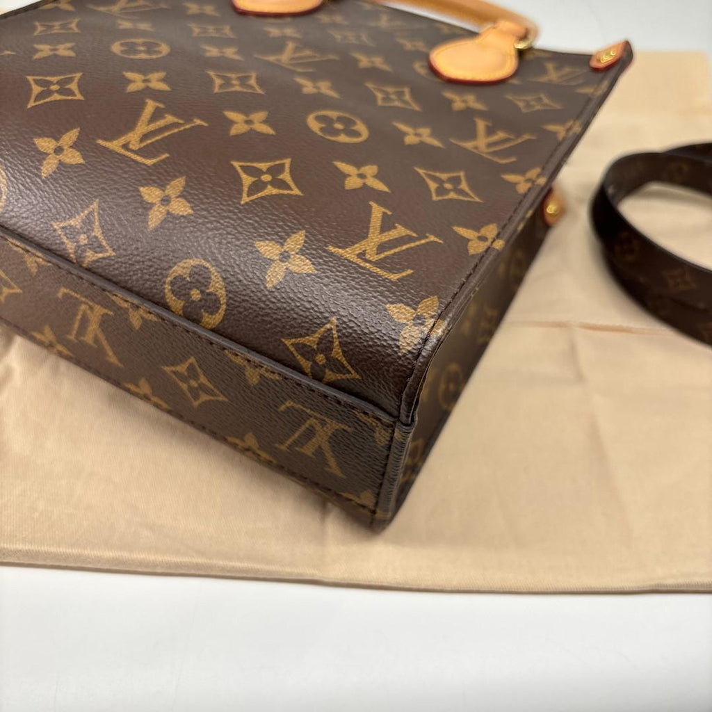 Louis Vuitton Monogram Sac Plat BB Handbag — view 8