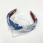 Hermes Silk Elsa Headband Light Blue — view 3