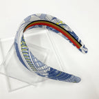 Hermes Silk Elsa Headband Light Blue — view 5
