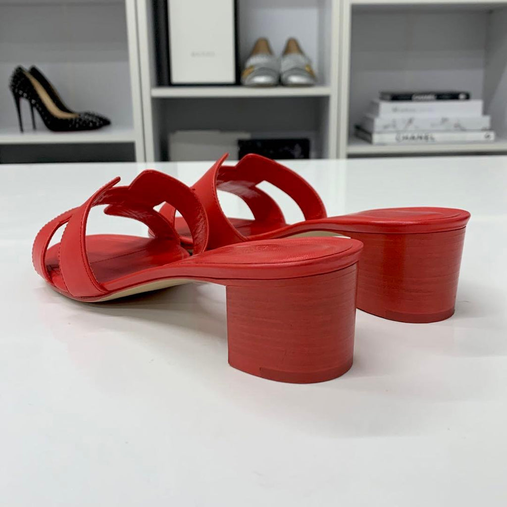 Hermes Oasis Leather Sandals — view 4