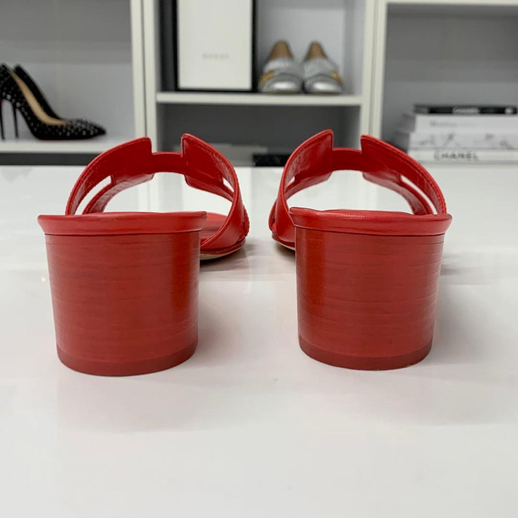 Hermes Oasis Leather Sandals — view 5