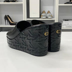 Dior Attitude Cannage Logo Leather Sandals — view 5