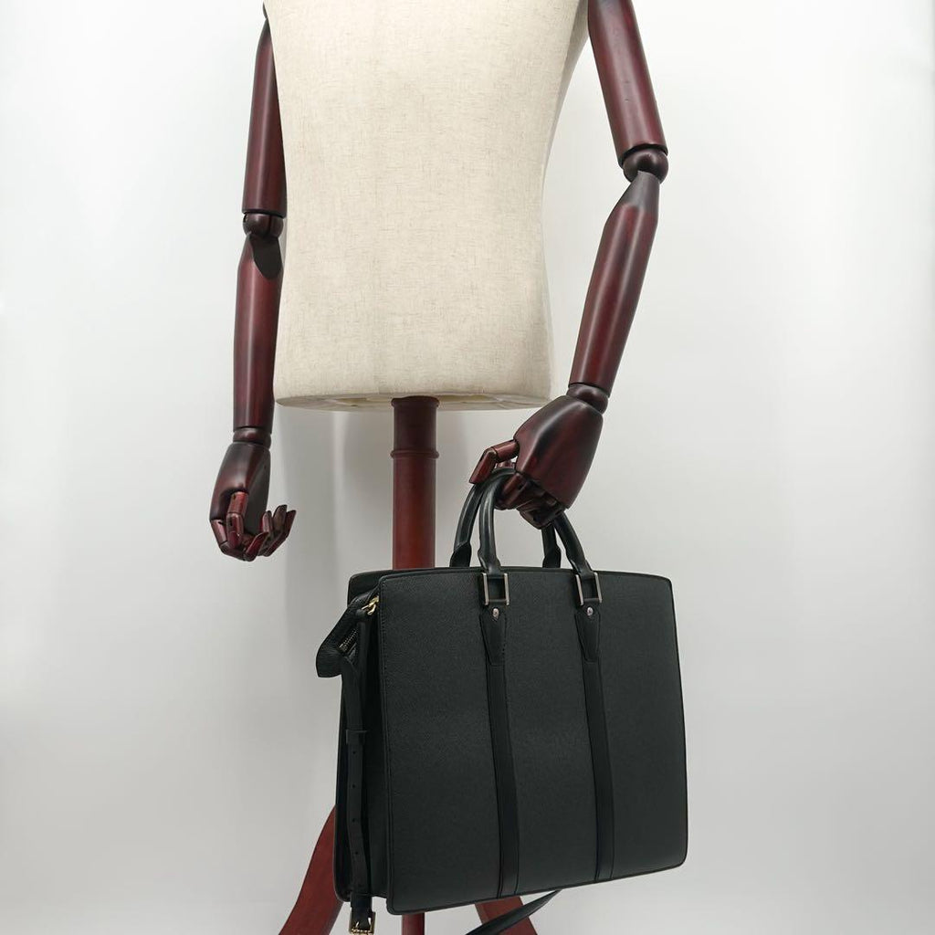 Louis Vuitton Porte Documents Rosein Briefcase Taiga 2-Way — view 5