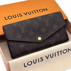 Louis Vuitton Monogram Portefeuille Sarah Pink Wallet Bifold