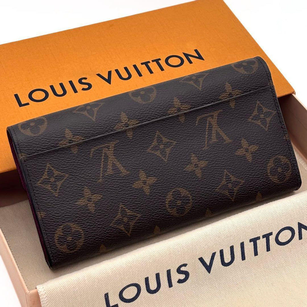 Louis Vuitton Monogram Portefeuille Sarah Pink Wallet Bifold — view 2