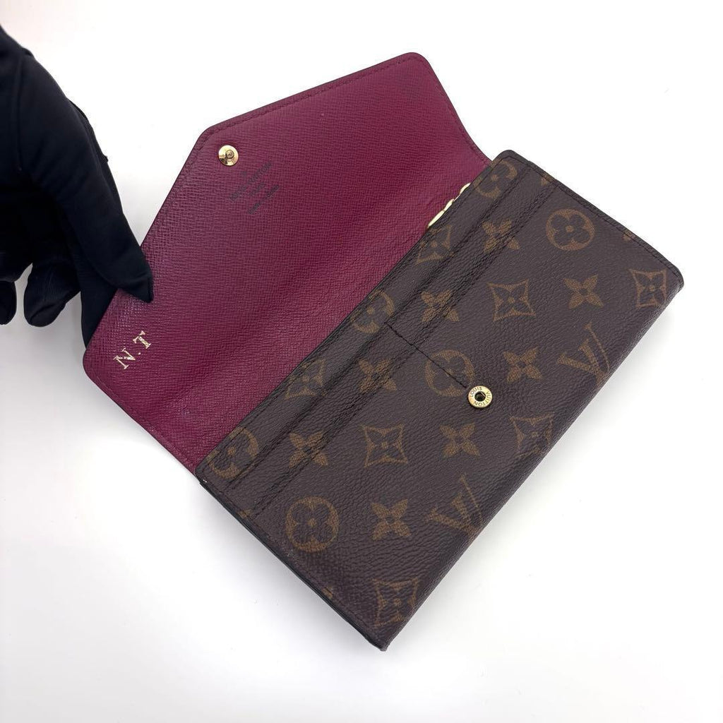 Louis Vuitton Monogram Portefeuille Sarah Pink Wallet Bifold — view 3