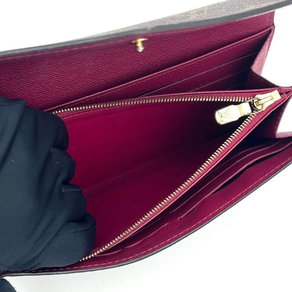 Louis Vuitton Monogram Portefeuille Sarah Pink Wallet Bifold — view 7