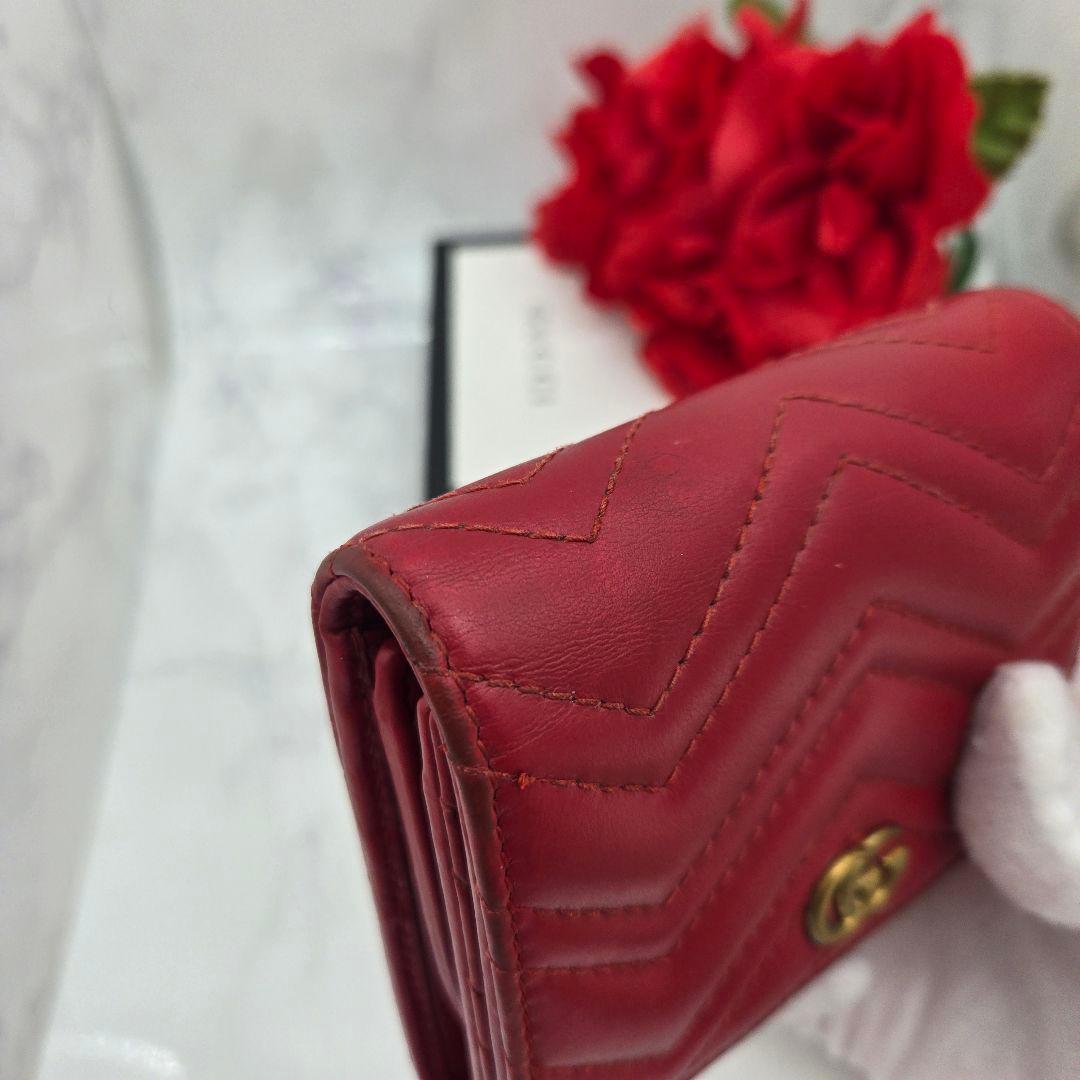 Gucci Fold Wallet GG Marmont Quilted — view 4