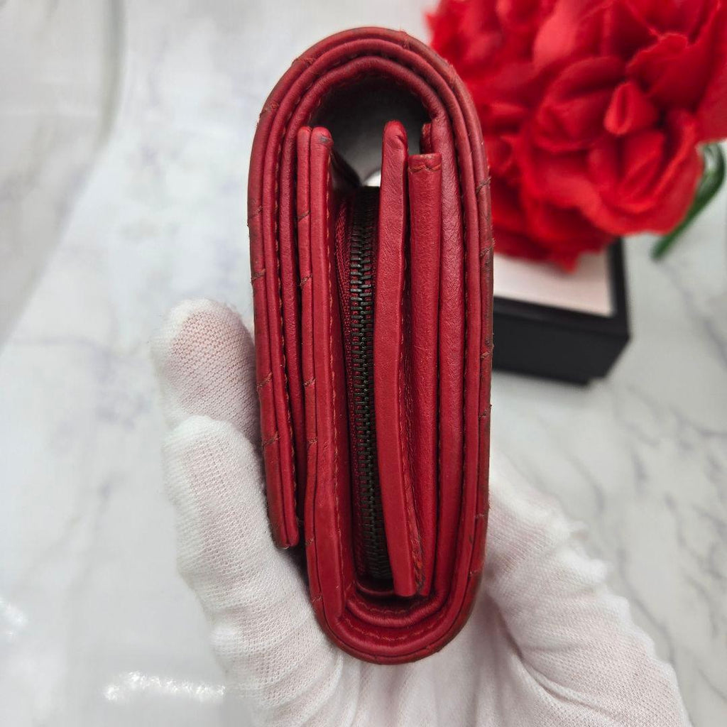 Gucci Fold Wallet GG Marmont Quilted — view 8