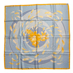 Hermes Carre 90 Leave It to the Wind Ribal Chain Ko Silk Scarf — view 3