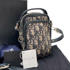 Dior Trotter Oblique Rider Shoulder Bag Pouch