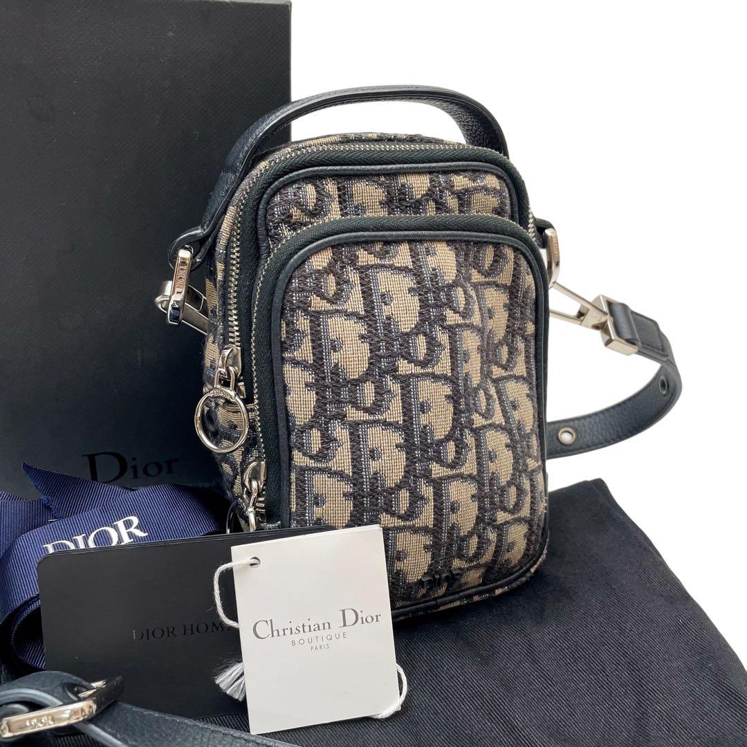 Dior Trotter Oblique Rider Shoulder Bag Pouch