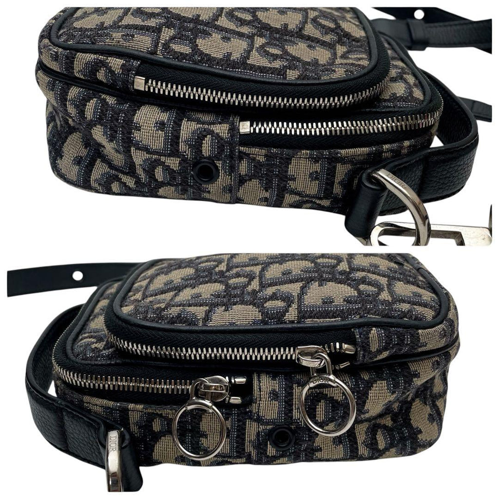 Dior Trotter Oblique Rider Shoulder Bag Pouch — view 3