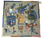 Hermes Carre 70 Splendid Illusion Scarf Silk — view 4