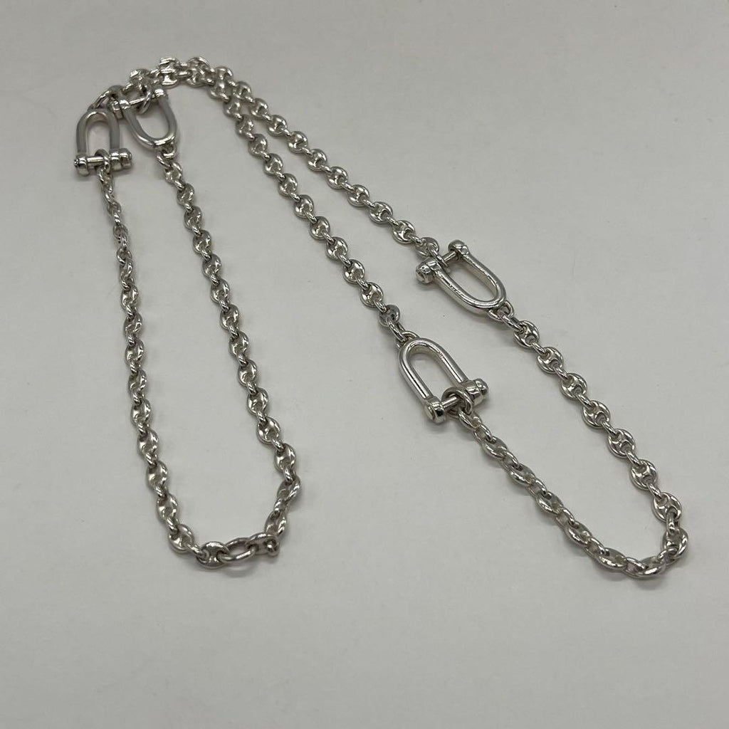 Gucci Anchor Chain Horsebit Necklace Marina — view 3