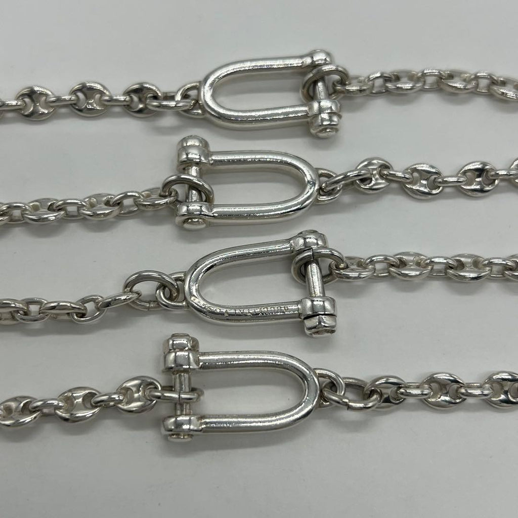 Gucci Anchor Chain Horsebit Necklace Marina — view 5