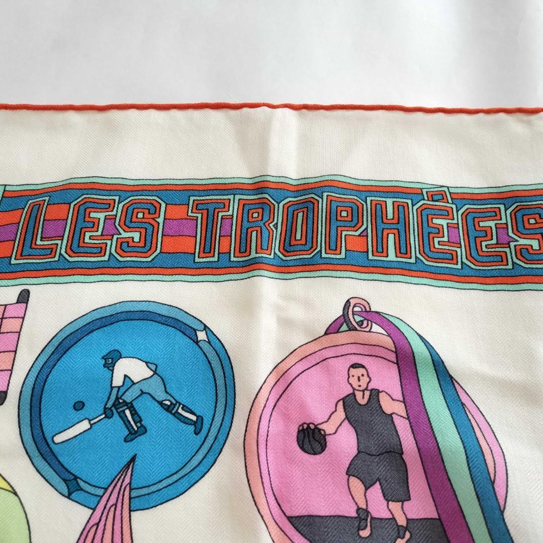 Hermes Carre Geant 140 Trophy les Trophees Scarf — view 3