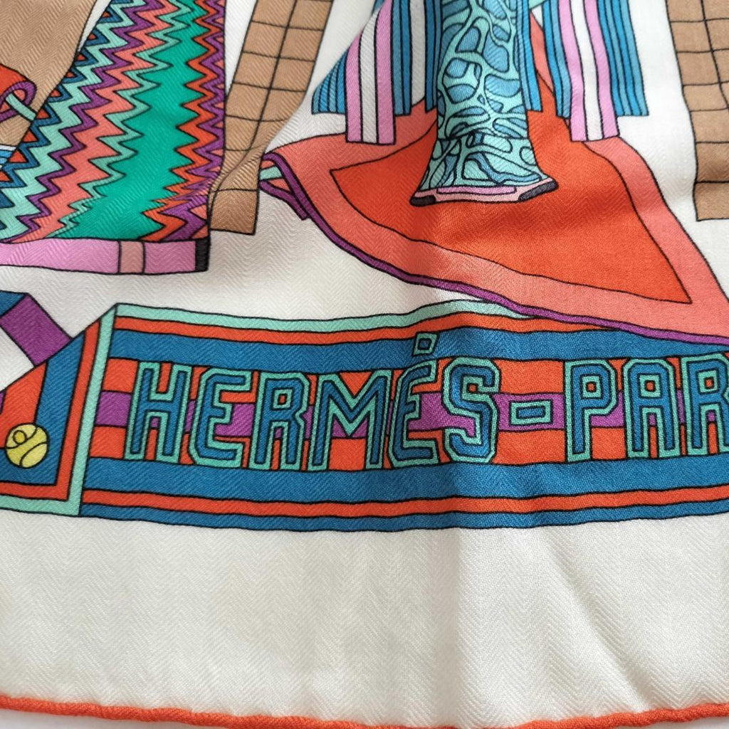 Hermes Carre Geant 140 Trophy les Trophees Scarf — view 4